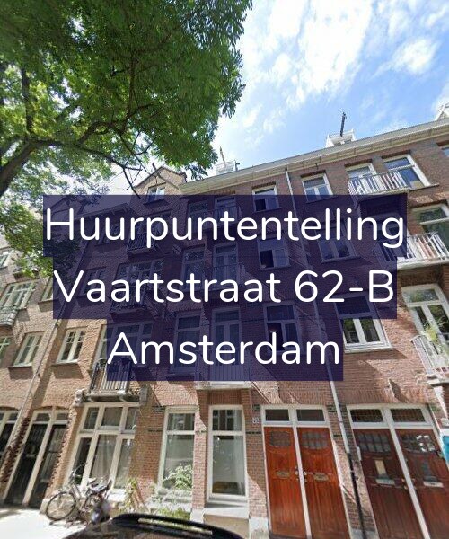 Foto gevel Huurpuntentelling voor Vaartstraat 62-B, Amsterdam