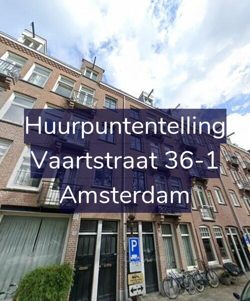 Foto gevel Huurpuntentelling voor Vaartstraat 36-1, Amsterdam