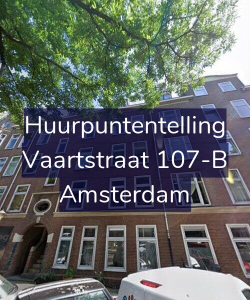 Foto gevel Huurpuntentelling voor Vaartstraat 107-B, Amsterdam