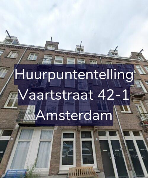 Foto gevel Huurpuntentelling voor Vaartstraat 42-1, Amsterdam