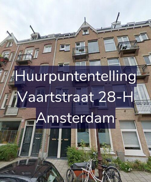 Foto gevel Huurpuntentelling voor Vaartstraat 28-H, Amsterdam