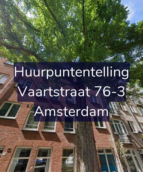 Foto gevel Huurpuntentelling voor Vaartstraat 76-3, Amsterdam
