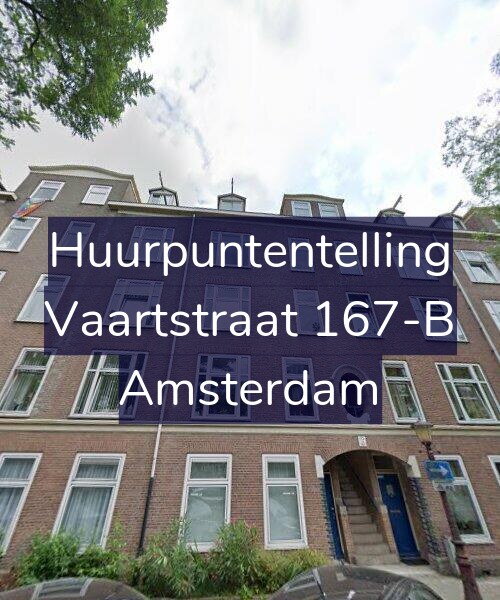 Foto gevel Huurpuntentelling voor Vaartstraat 167-B, Amsterdam