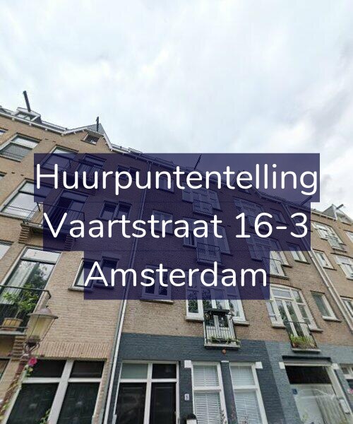 Foto gevel Huurpuntentelling voor Vaartstraat 16-3, Amsterdam