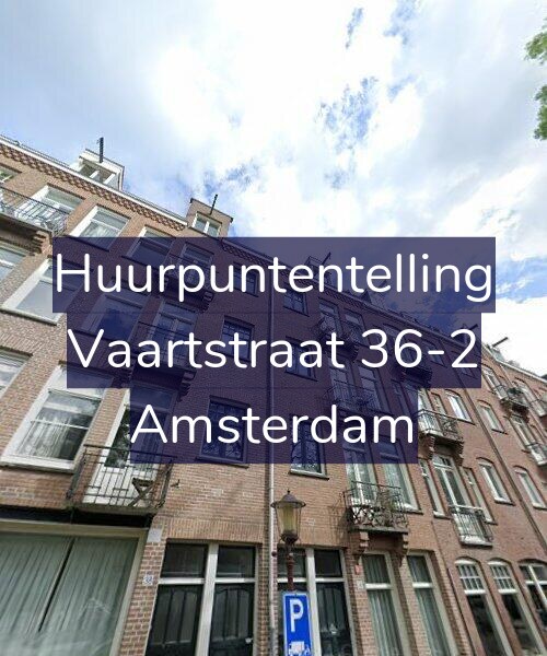 Foto gevel Huurpuntentelling voor Vaartstraat 36-2, Amsterdam