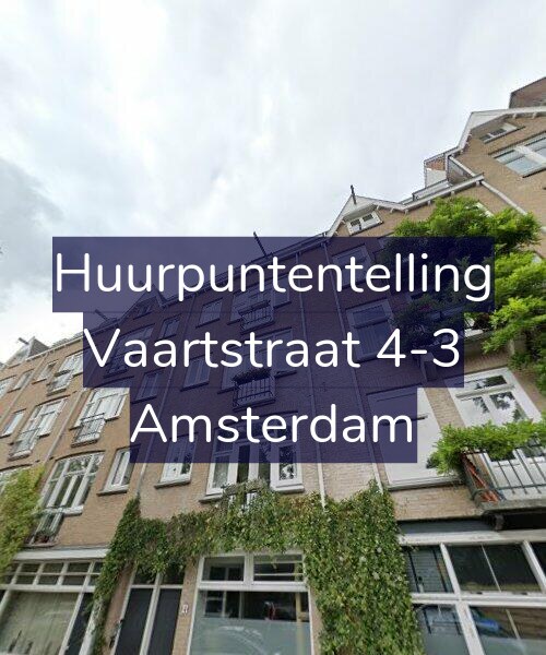 Foto gevel Huurpuntentelling voor Vaartstraat 4-3, Amsterdam