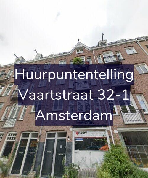 Foto gevel Huurpuntentelling voor Vaartstraat 32-1, Amsterdam