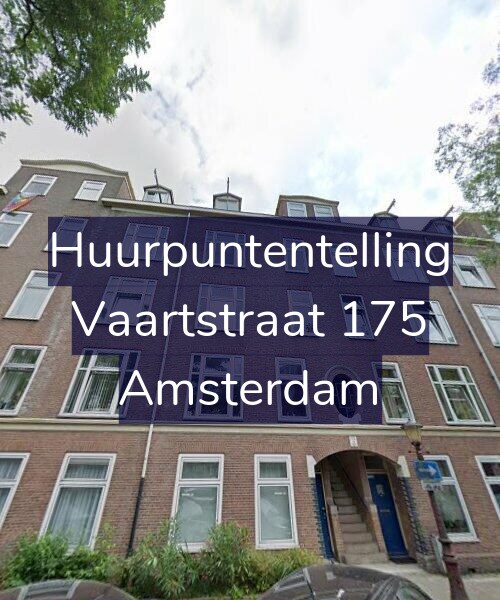 Foto gevel Huurpuntentelling voor Vaartstraat 175, Amsterdam