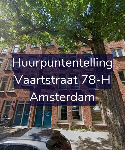 Foto gevel Huurpuntentelling voor Vaartstraat 78-H, Amsterdam