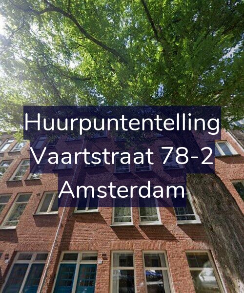 Foto gevel Huurpuntentelling voor Vaartstraat 78-2, Amsterdam
