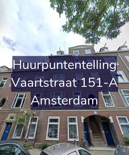 Foto gevel Huurpuntentelling voor Vaartstraat 151-A, Amsterdam