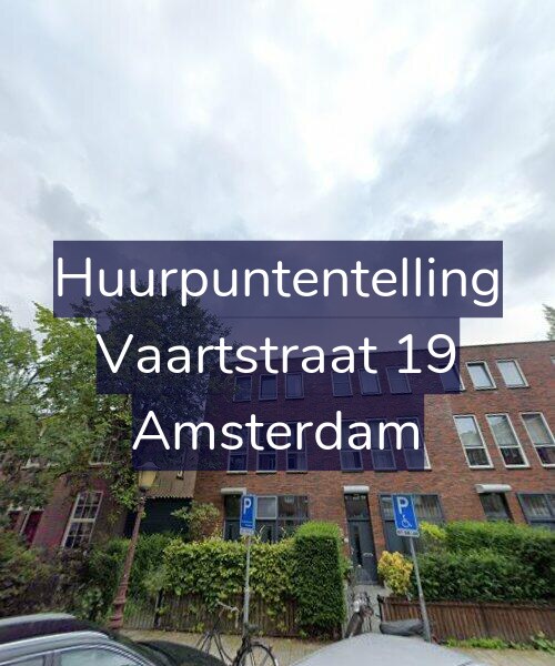 Foto gevel Huurpuntentelling voor Vaartstraat 19, Amsterdam