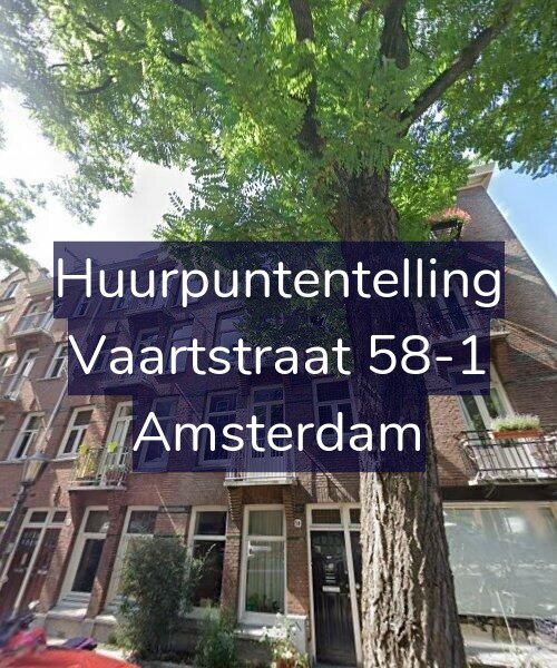 Foto gevel Huurpuntentelling voor Vaartstraat 58-1, Amsterdam