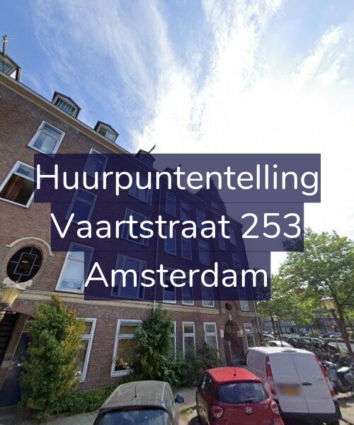 Foto gevel Huurpuntentelling voor Vaartstraat 253, Amsterdam
