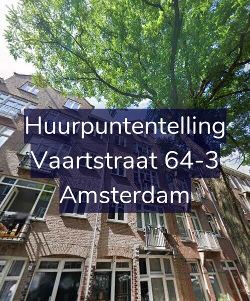 Foto gevel Huurpuntentelling voor Vaartstraat 64-3, Amsterdam