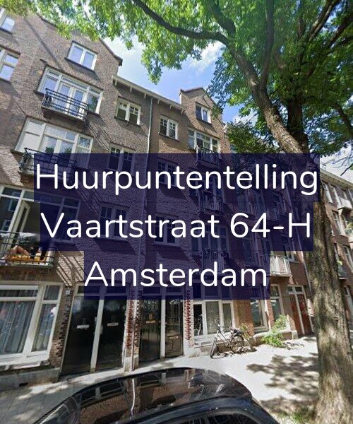 Foto gevel Huurpuntentelling voor Vaartstraat 64-H, Amsterdam