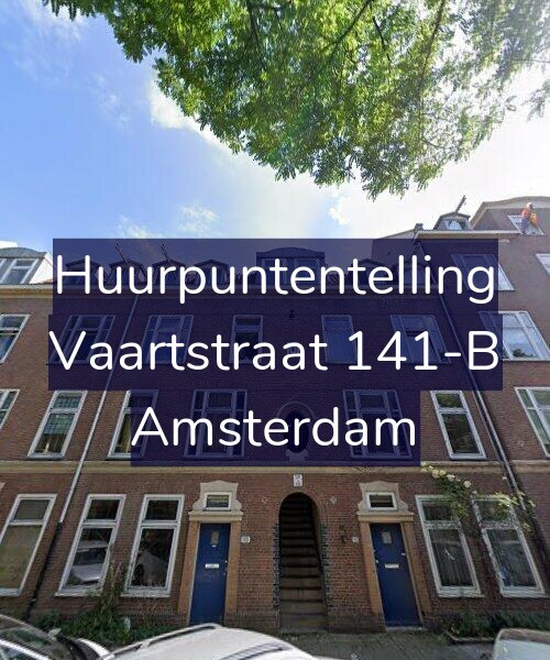 Foto gevel Huurpuntentelling voor Vaartstraat 141-B, Amsterdam