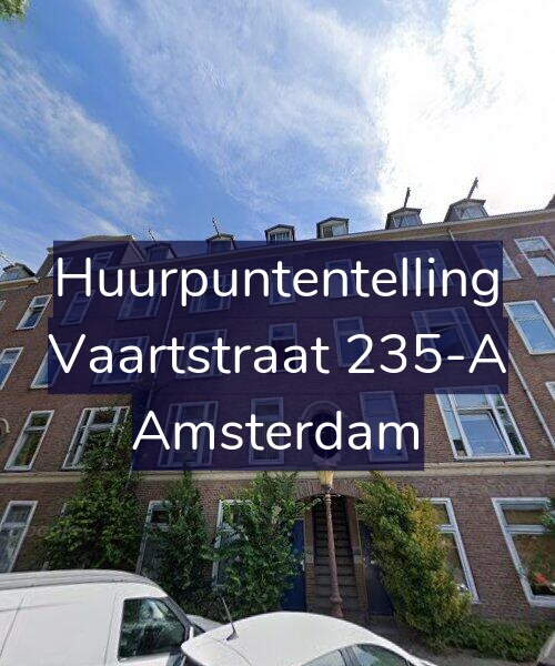 Foto gevel Huurpuntentelling voor Vaartstraat 235-A, Amsterdam