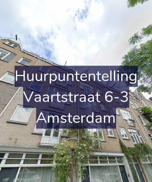 Foto gevel Huurpuntentelling voor Vaartstraat 6-3, Amsterdam