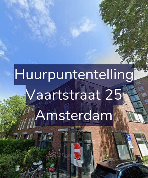 Foto gevel Huurpuntentelling voor Vaartstraat 25, Amsterdam