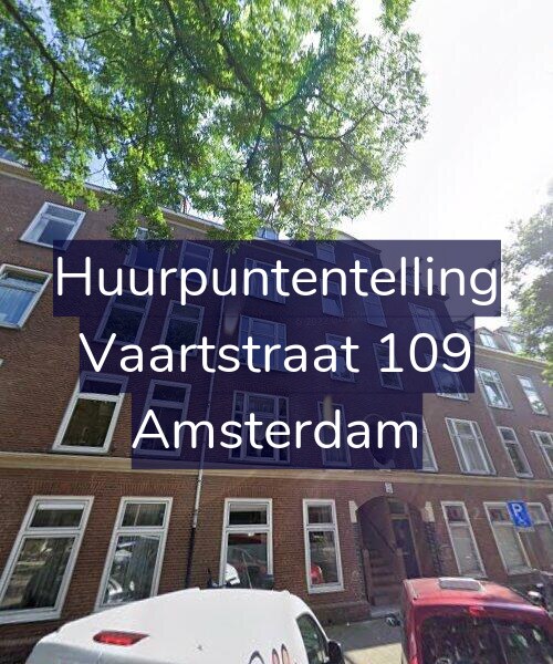 Foto gevel Huurpuntentelling voor Vaartstraat 109, Amsterdam