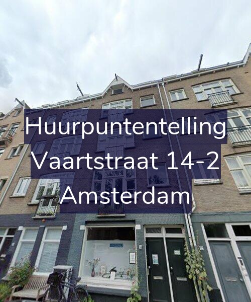 Foto gevel Huurpuntentelling voor Vaartstraat 14-2, Amsterdam