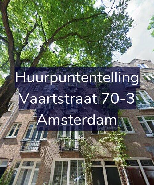 Foto gevel Huurpuntentelling voor Vaartstraat 70-3, Amsterdam