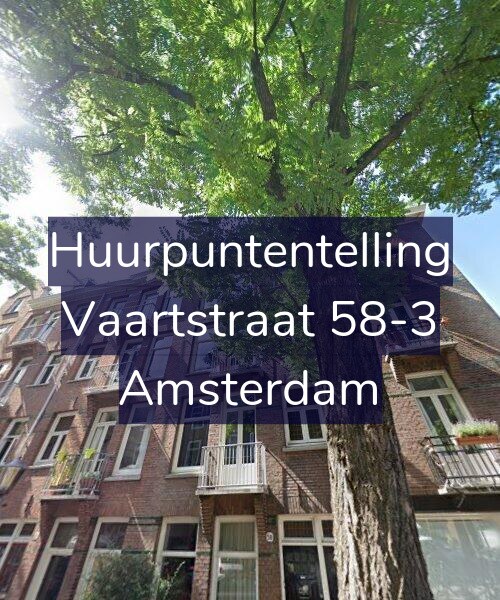 Foto gevel Huurpuntentelling voor Vaartstraat 58-3, Amsterdam