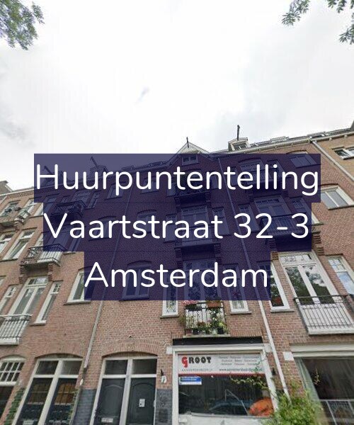 Foto gevel Huurpuntentelling voor Vaartstraat 32-3, Amsterdam