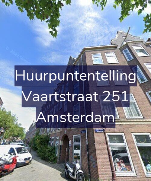 Foto gevel Huurpuntentelling voor Vaartstraat 251, Amsterdam
