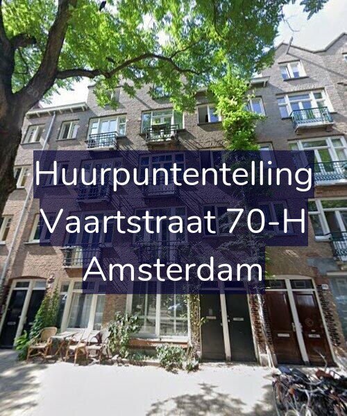 Foto gevel Huurpuntentelling voor Vaartstraat 70-H, Amsterdam