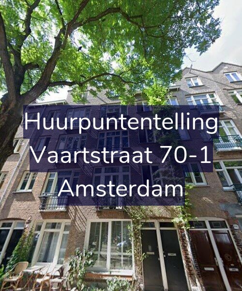 Foto gevel Huurpuntentelling voor Vaartstraat 70-1, Amsterdam