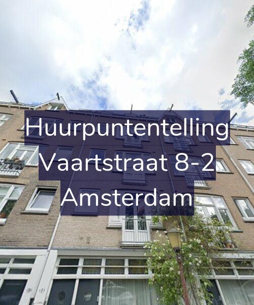 Foto gevel Huurpuntentelling voor Vaartstraat 8-2, Amsterdam