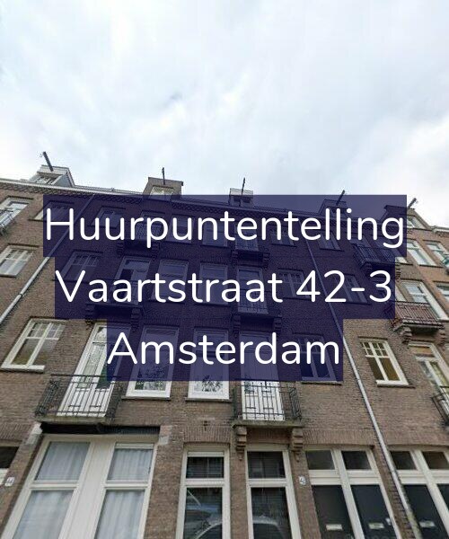 Foto gevel Huurpuntentelling voor Vaartstraat 42-3, Amsterdam