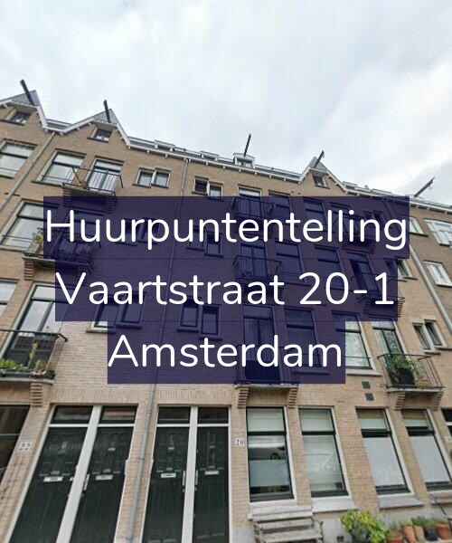 Foto gevel Huurpuntentelling voor Vaartstraat 20-1, Amsterdam