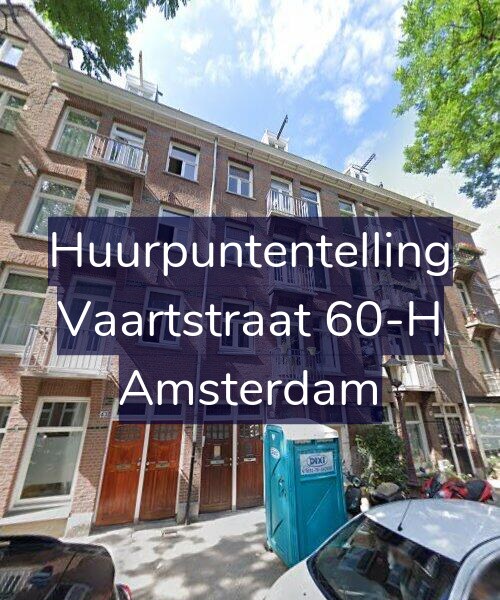 Foto gevel Huurpuntentelling voor Vaartstraat 60-H, Amsterdam