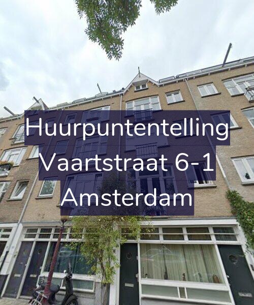 Foto gevel Huurpuntentelling voor Vaartstraat 6-1, Amsterdam