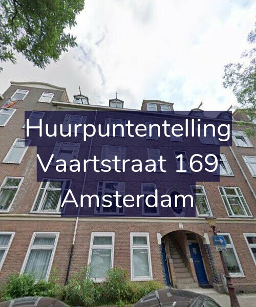 Foto gevel Huurpuntentelling voor Vaartstraat 169, Amsterdam
