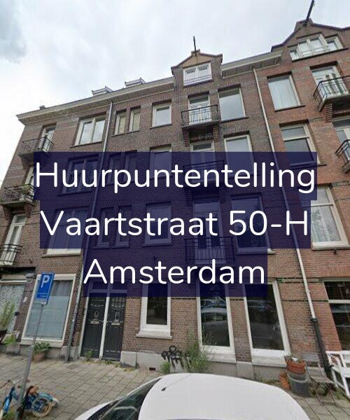 Foto gevel Huurpuntentelling voor Vaartstraat 50-H, Amsterdam