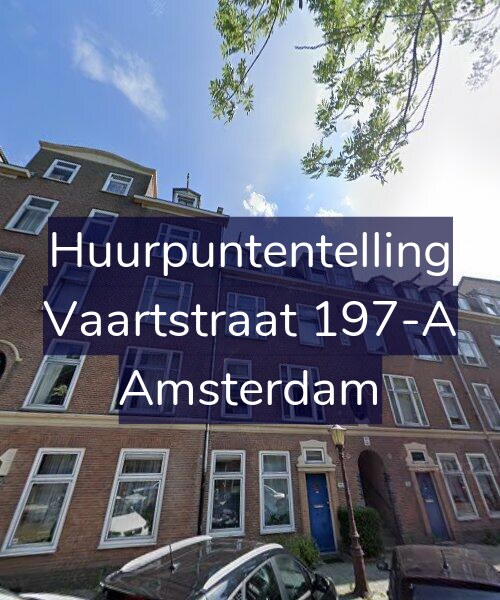 Foto gevel Huurpuntentelling voor Vaartstraat 197-A, Amsterdam