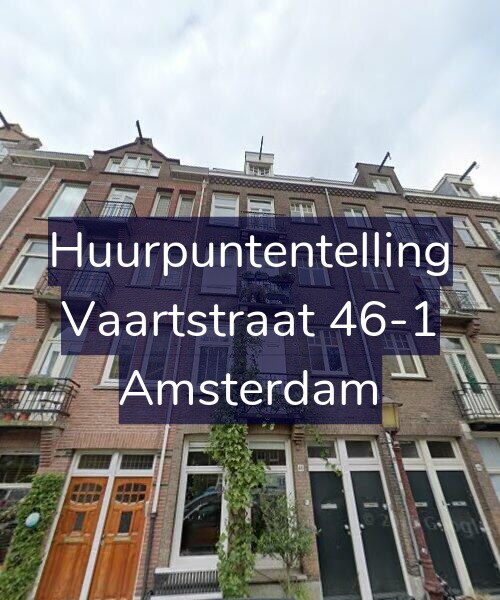 Foto gevel Huurpuntentelling voor Vaartstraat 46-1, Amsterdam