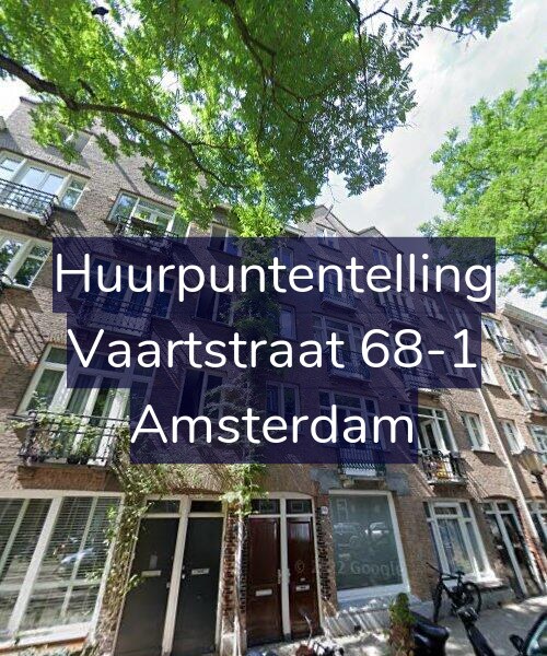Foto gevel Huurpuntentelling voor Vaartstraat 68-1, Amsterdam