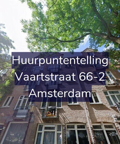 Foto gevel Huurpuntentelling voor Vaartstraat 66-2, Amsterdam