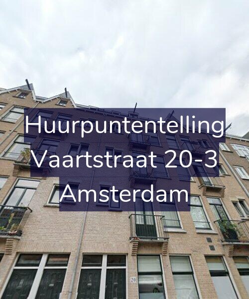 Foto gevel Huurpuntentelling voor Vaartstraat 20-3, Amsterdam