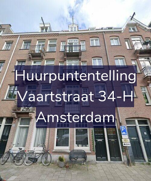 Foto gevel Huurpuntentelling voor Vaartstraat 34-H, Amsterdam