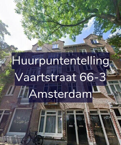 Foto gevel Huurpuntentelling voor Vaartstraat 66-3, Amsterdam