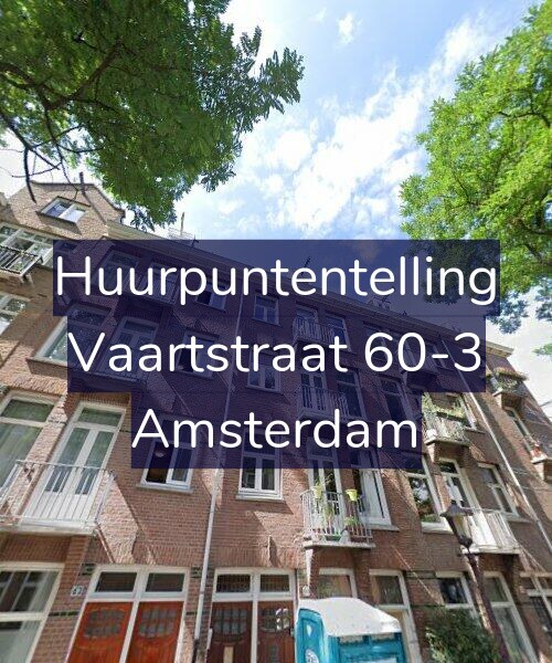 Foto gevel Huurpuntentelling voor Vaartstraat 60-3, Amsterdam