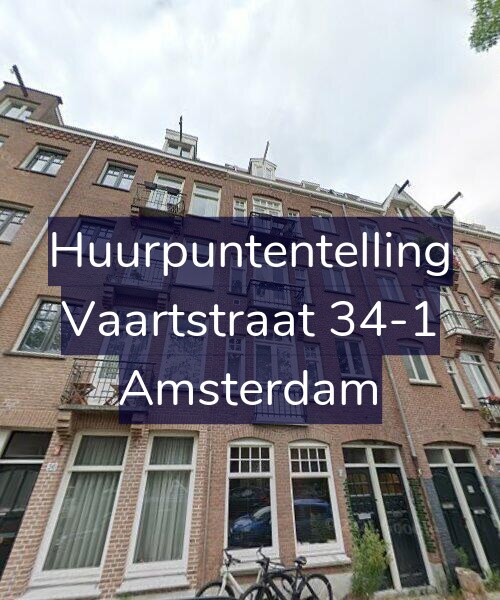 Foto gevel Huurpuntentelling voor Vaartstraat 34-1, Amsterdam