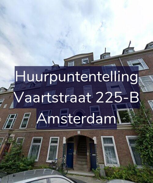 Foto gevel Huurpuntentelling voor Vaartstraat 225-B, Amsterdam