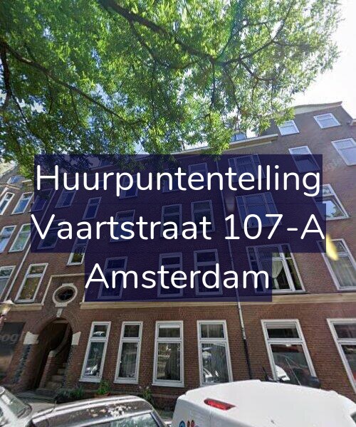 Foto gevel Huurpuntentelling voor Vaartstraat 107-A, Amsterdam